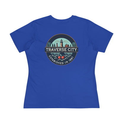 Vintage Traverse City Women's Cotton Tee
