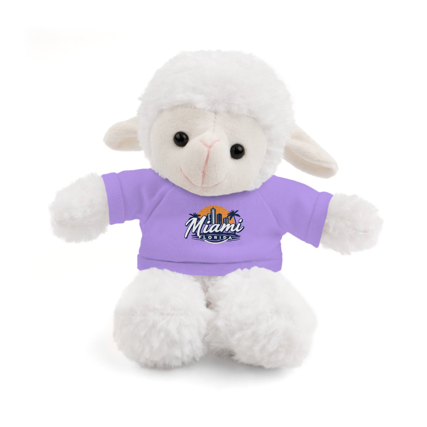Retro Miami Stuffed Animals with Tee