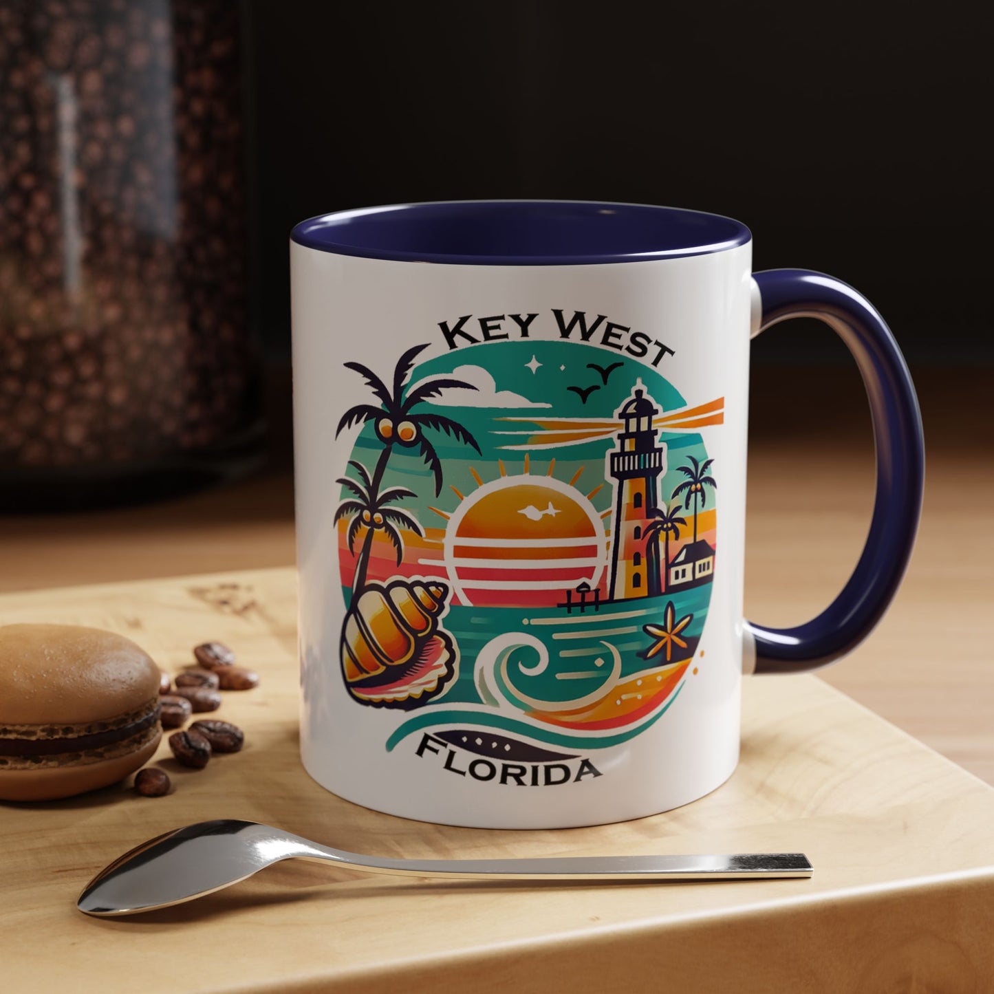 Vibrant Key West Accent Coffee Mug