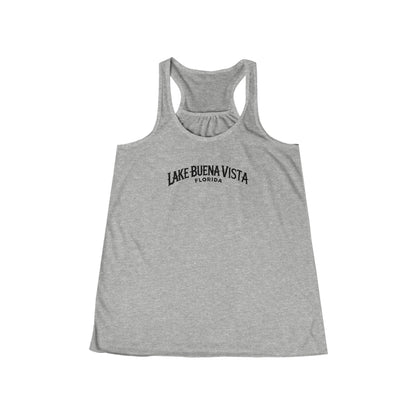 Adventurous Lake Buena Vista Women's Flowy Racerback Tank