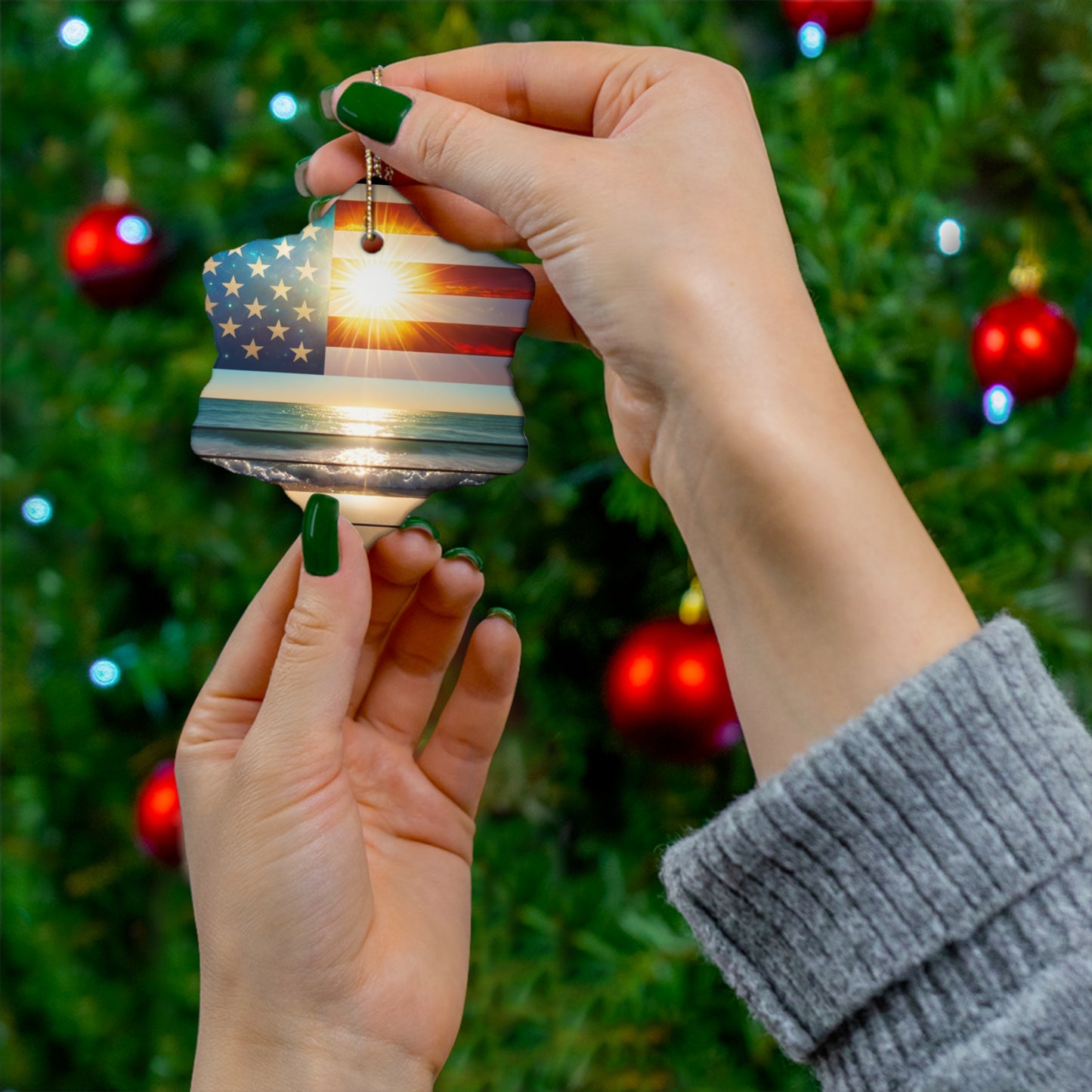 Memorial Ceramic Ornament