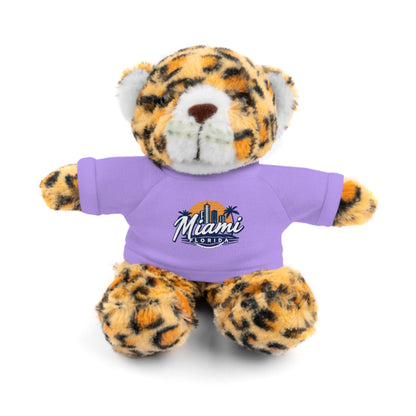 Retro Miami Stuffed Animals with Tee