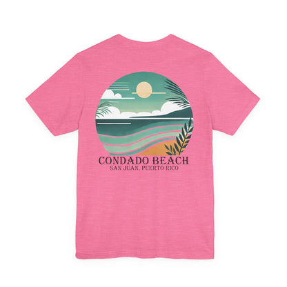 Coastal Vibes Condado Beach Unisex Jersey Short Sleeve Tee