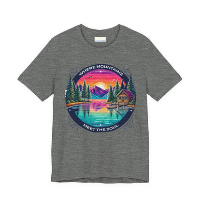 Where Mountains Meet the Soul Short Sleeve Tee