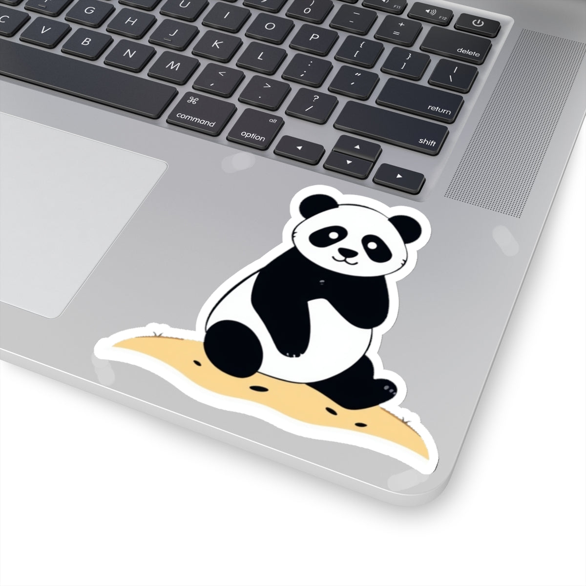 Beach Panda Kiss-Cut Sticker