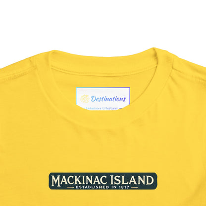 Vintage Mackinac Island Unisex Toddler Short Sleeve Tee