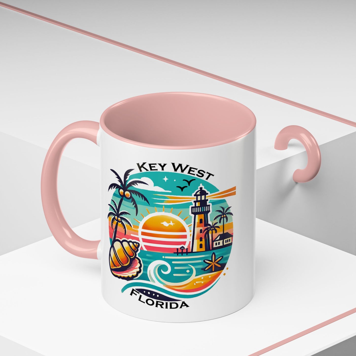 Vibrant Key West Accent Coffee Mug