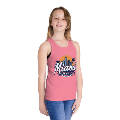 Retro Miami Unisex Kids Jersey Tank Top