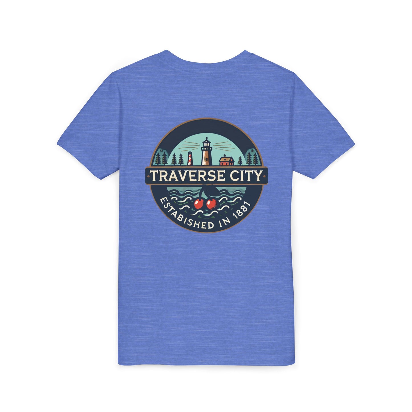 Vintage Traverse City Unisex Youth Short Sleeve Tee