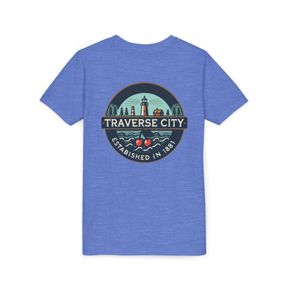 Vintage Traverse City Unisex Youth Short Sleeve Tee