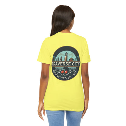 Vintage Traverse City Unisex Jersey Short Sleeve Tee