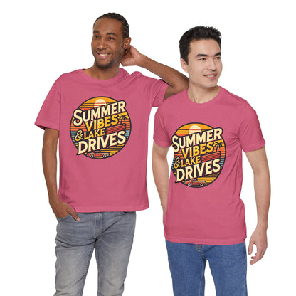 Summer Vibes & Lake Drives Short Sleeve Tee