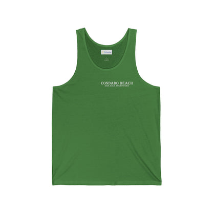 Coastal Vibes Condado Beach Unisex Jersey Tank