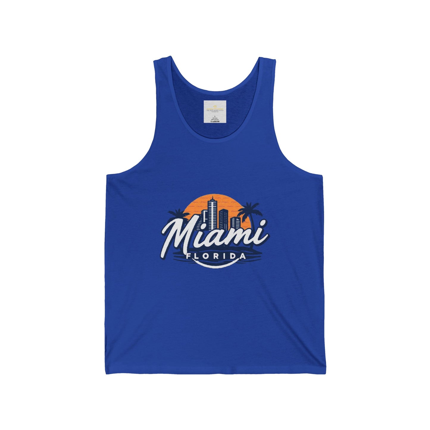 Retro Miami Unisex Jersey Tank