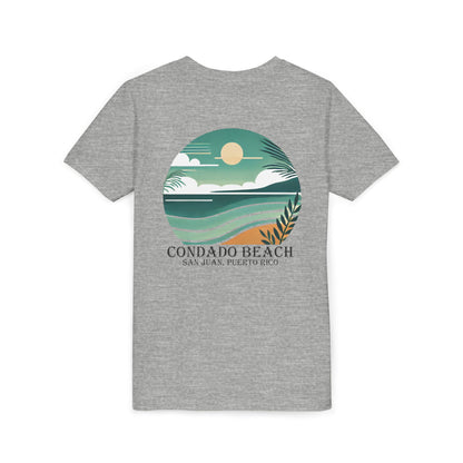 Coastal Vibes Condado Beach Unisex Youth Short Sleeve Tee