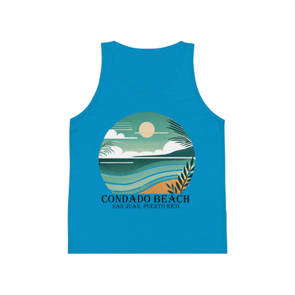 Coastal Vibes Condado Beach Unisex Kids Jersey Tank Top