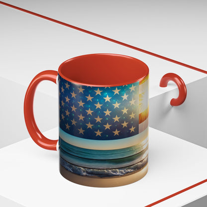 Memorial Accent Coffee Mug