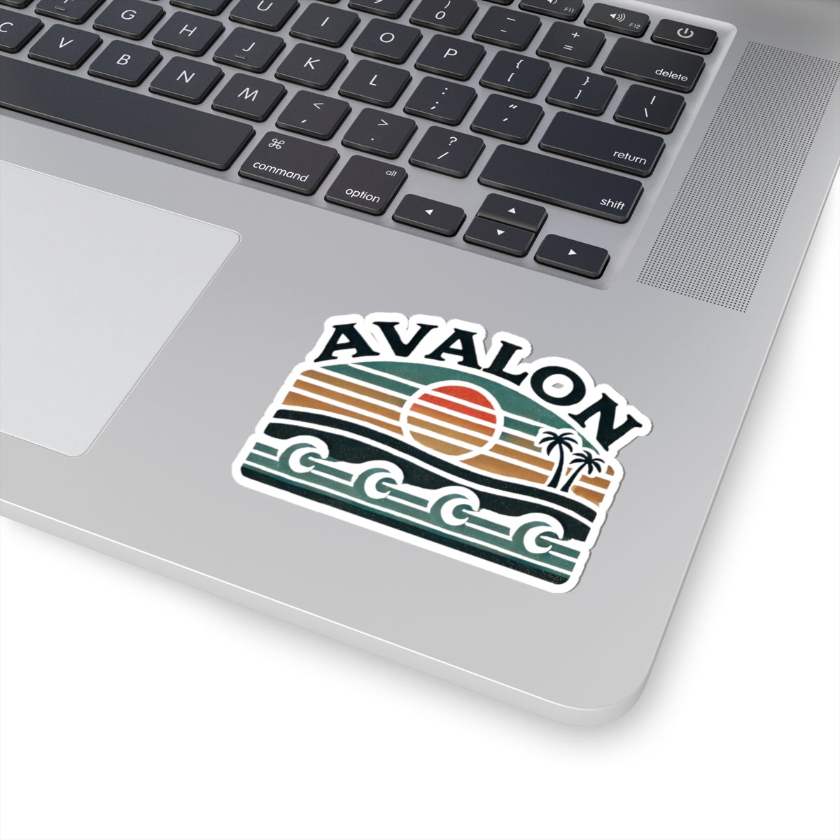 Retro Avalon Kiss-Cut Sticker