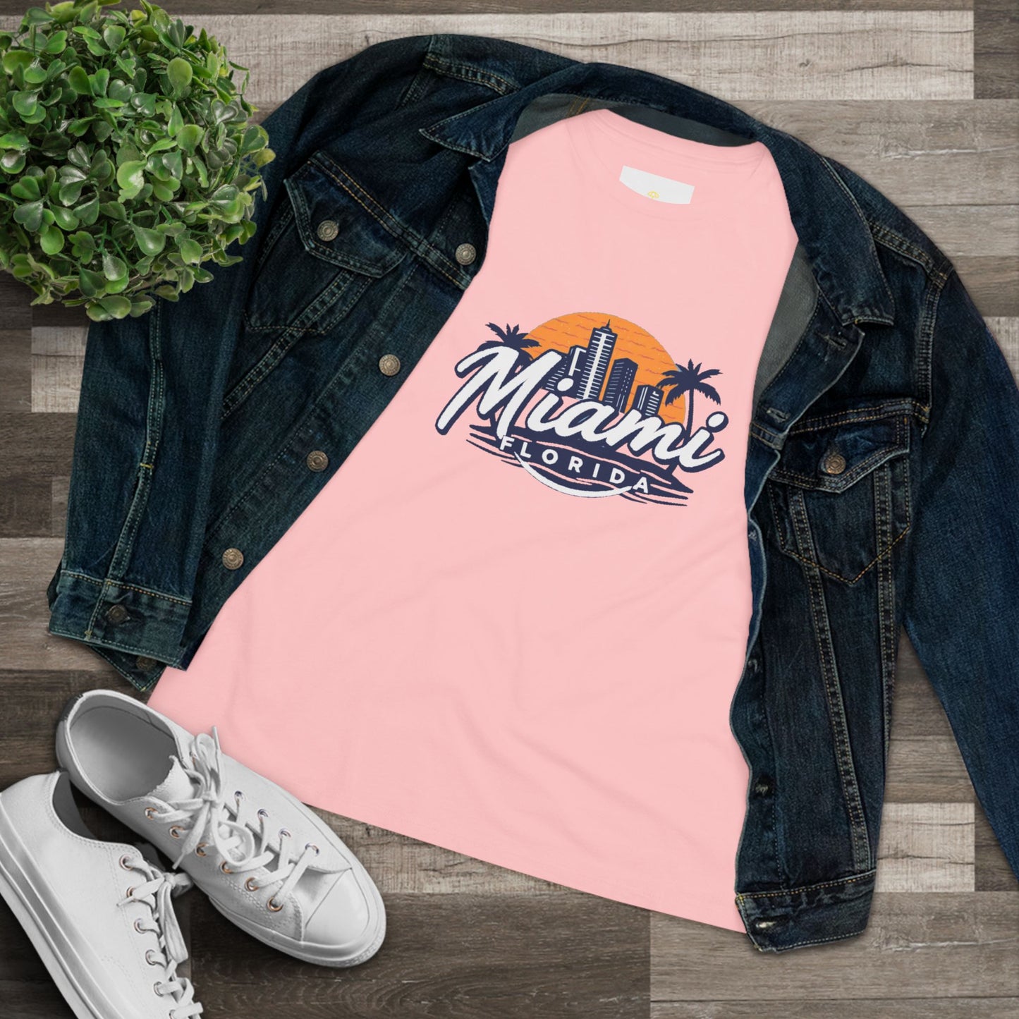 Retro Miami Women's Cotton Tee