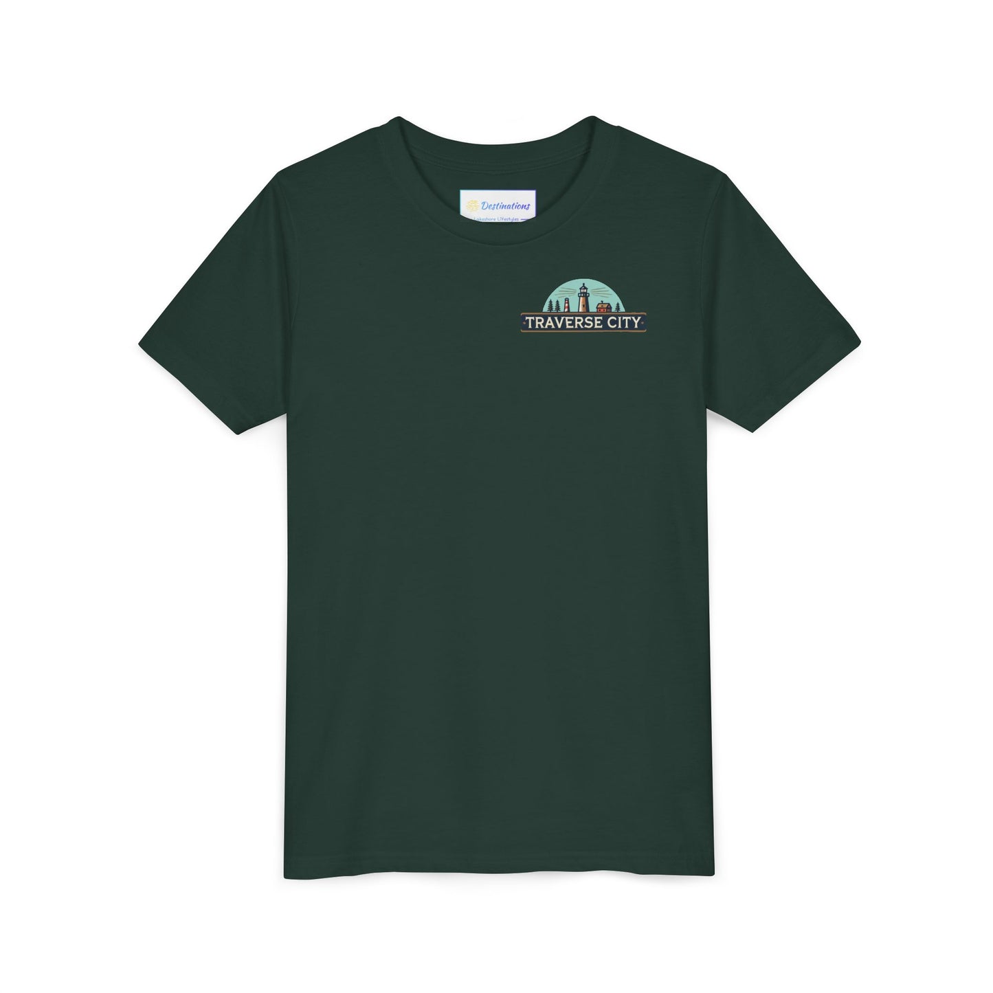 Vintage Traverse City Unisex Youth Short Sleeve Tee