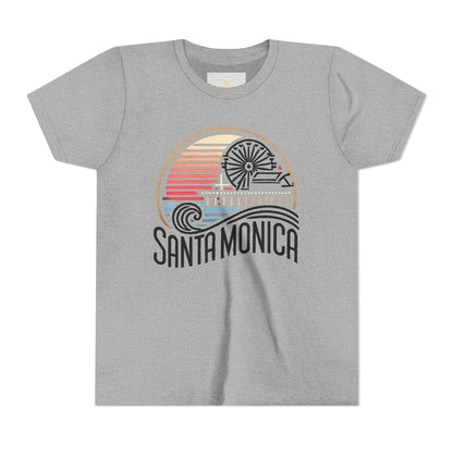 Vibrant Santa Monica Youth Short Sleeve Tee