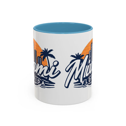 Retro Miami Accent Coffee Mug