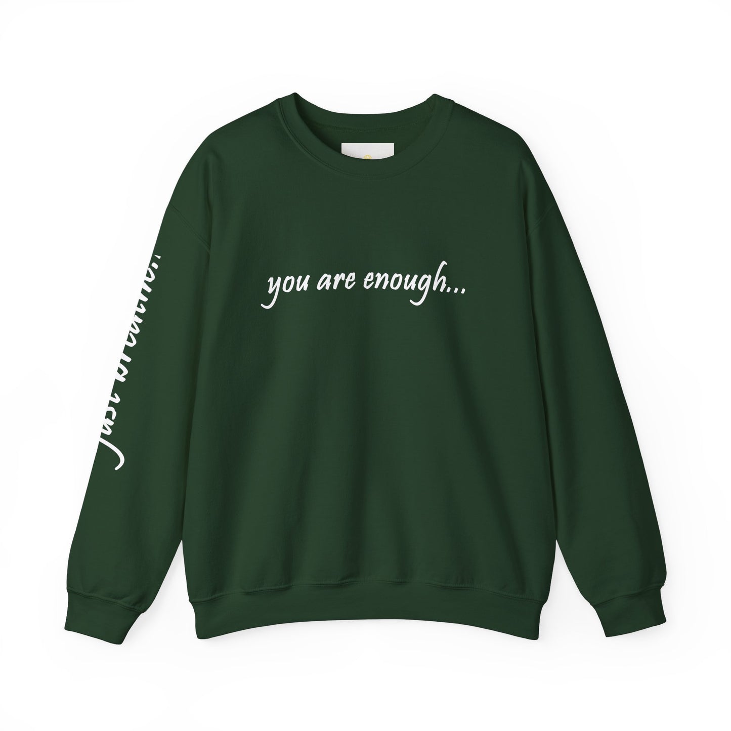 You Are Enough - Mental Health Awareness Heavy Blend Crewneck Sweatshirt