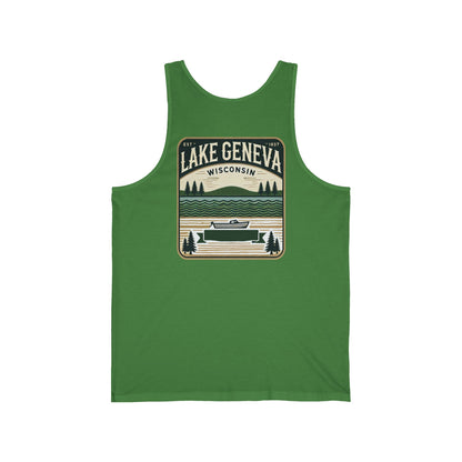 Vintage Lake Geneva Unisex Jersey Tank