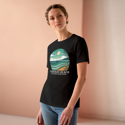 Coastal Vibes Condado Beach Women's Cotton Tee