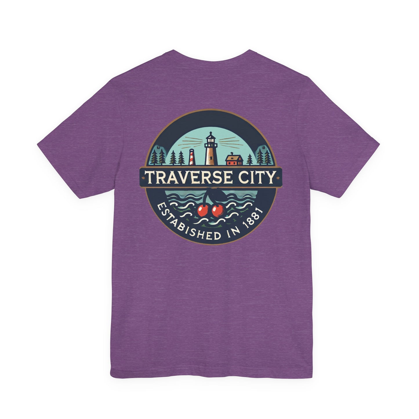 Vintage Traverse City Unisex Jersey Short Sleeve Tee