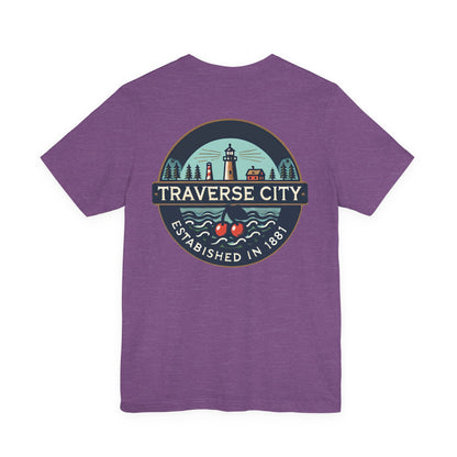 Vintage Traverse City Unisex Jersey Short Sleeve Tee