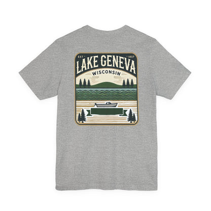 Vintage Lake Geneva Unisex Jersey Short Sleeve Tee