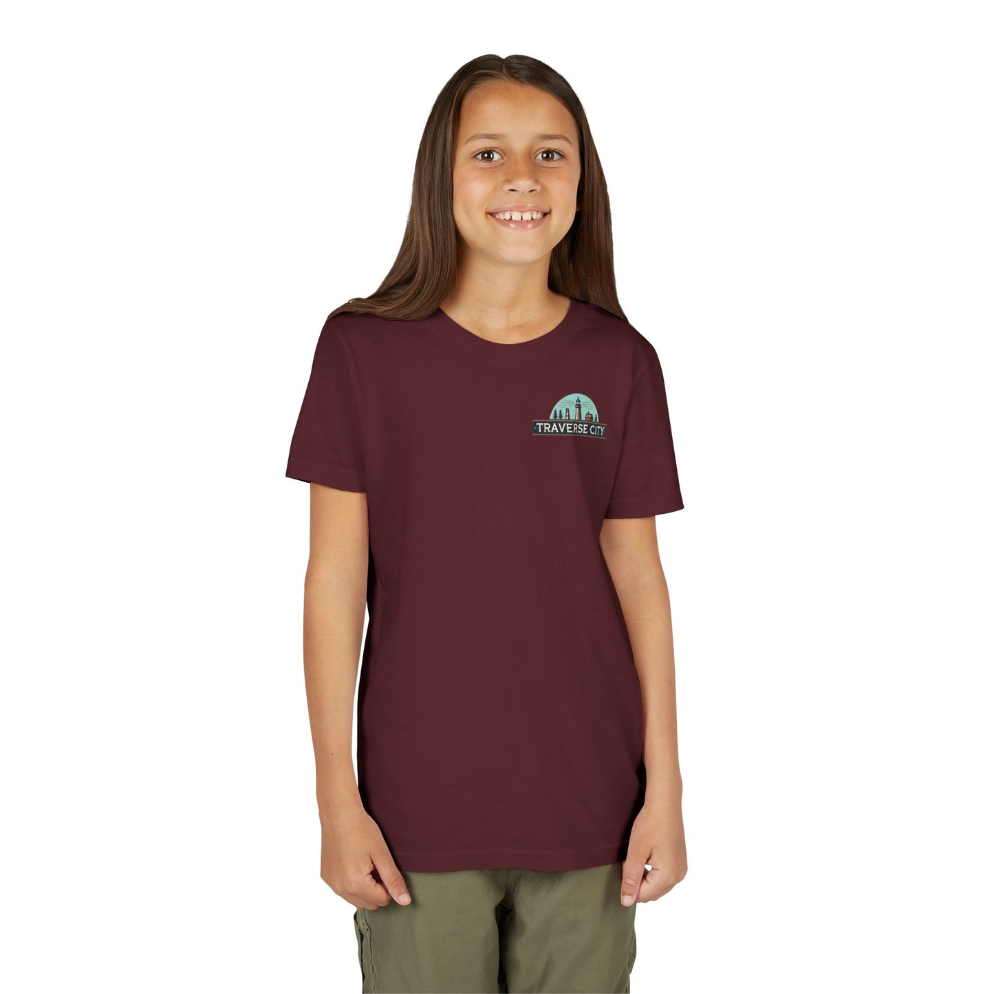Vintage Traverse City Unisex Youth Short Sleeve Tee