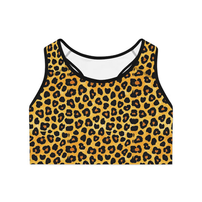 Cheetah Print Sports Bra