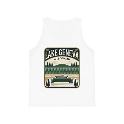 Vintage Lake Geneva Unisex Kids Jersey Tank Top