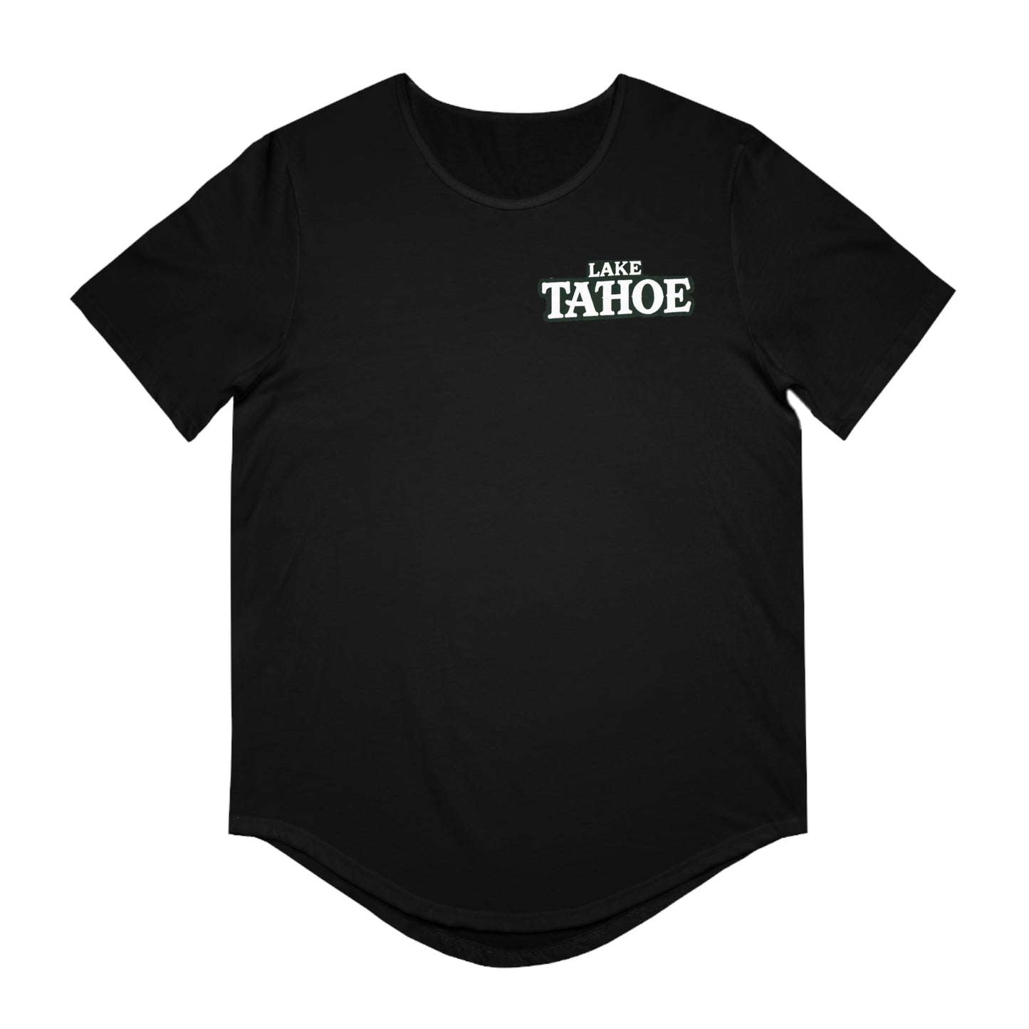 Vintage Lake Tahoe Men's Jersey Curved Hem Tee