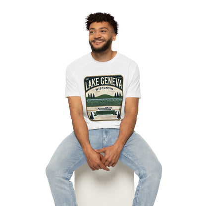 Vintage Lake Geneva Men's Raglan T-Shirt