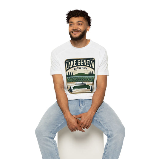 Vintage Lake Geneva Men's Raglan T-Shirt