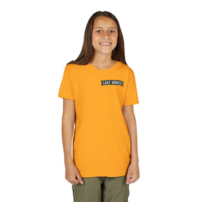 Vintage Lake Wawasee Unisex Youth Short Sleeve Tee