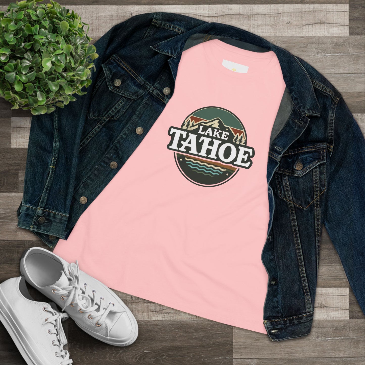 Vintage Lake Tahoe Women's Cotton Tee