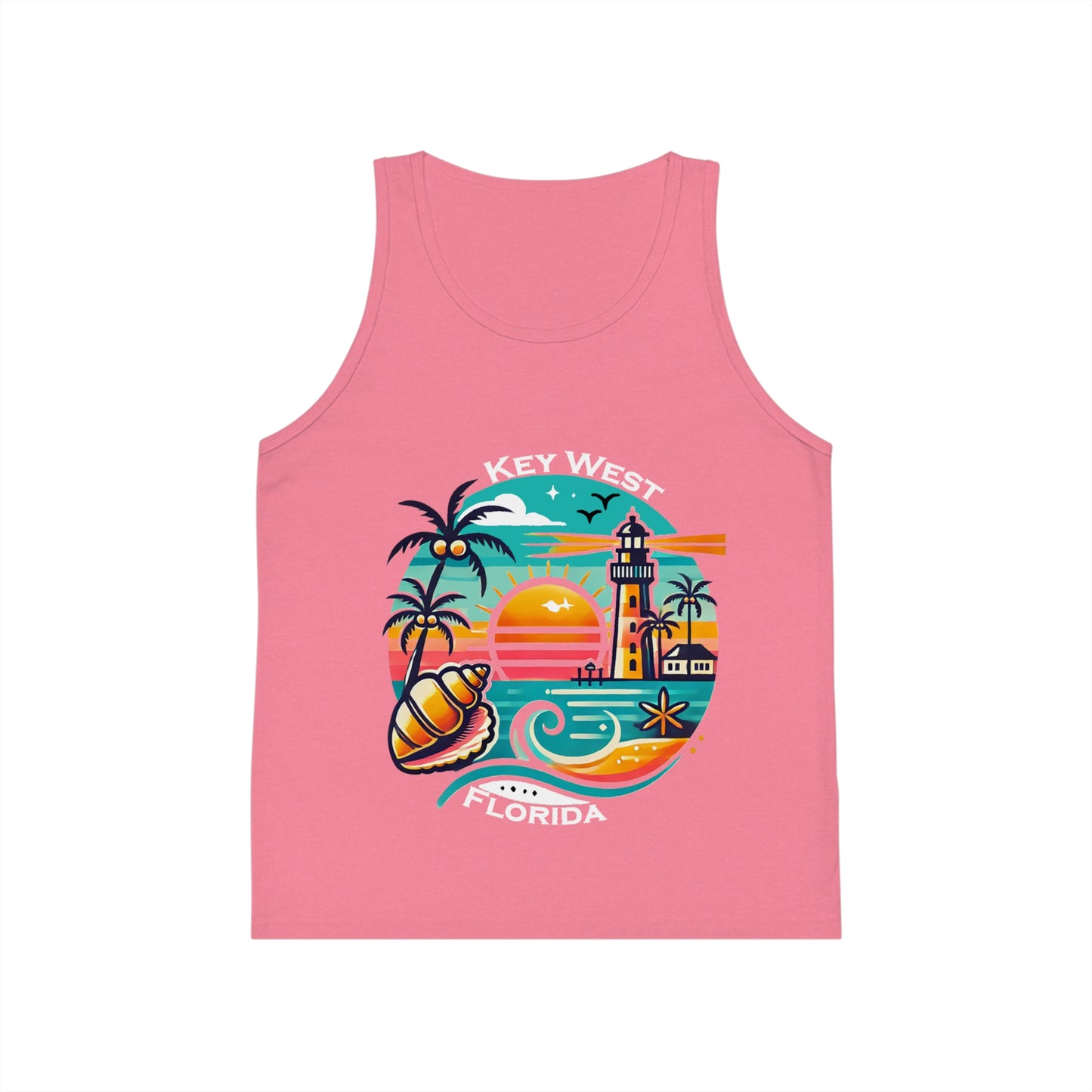 Vibrant Key West Kid's Jersey Tank Top