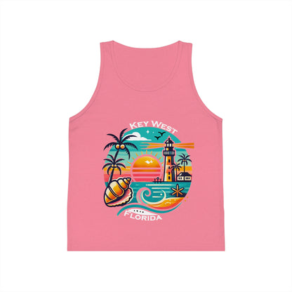 Vibrant Key West Kid's Jersey Tank Top