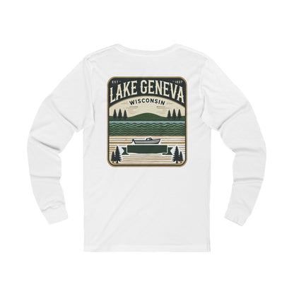 Vintage Lake Geneva Unisex Jersey Long Sleeve Tee