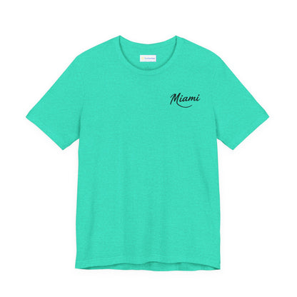 Retro Miami Unisex Jersey Short Sleeve Tee