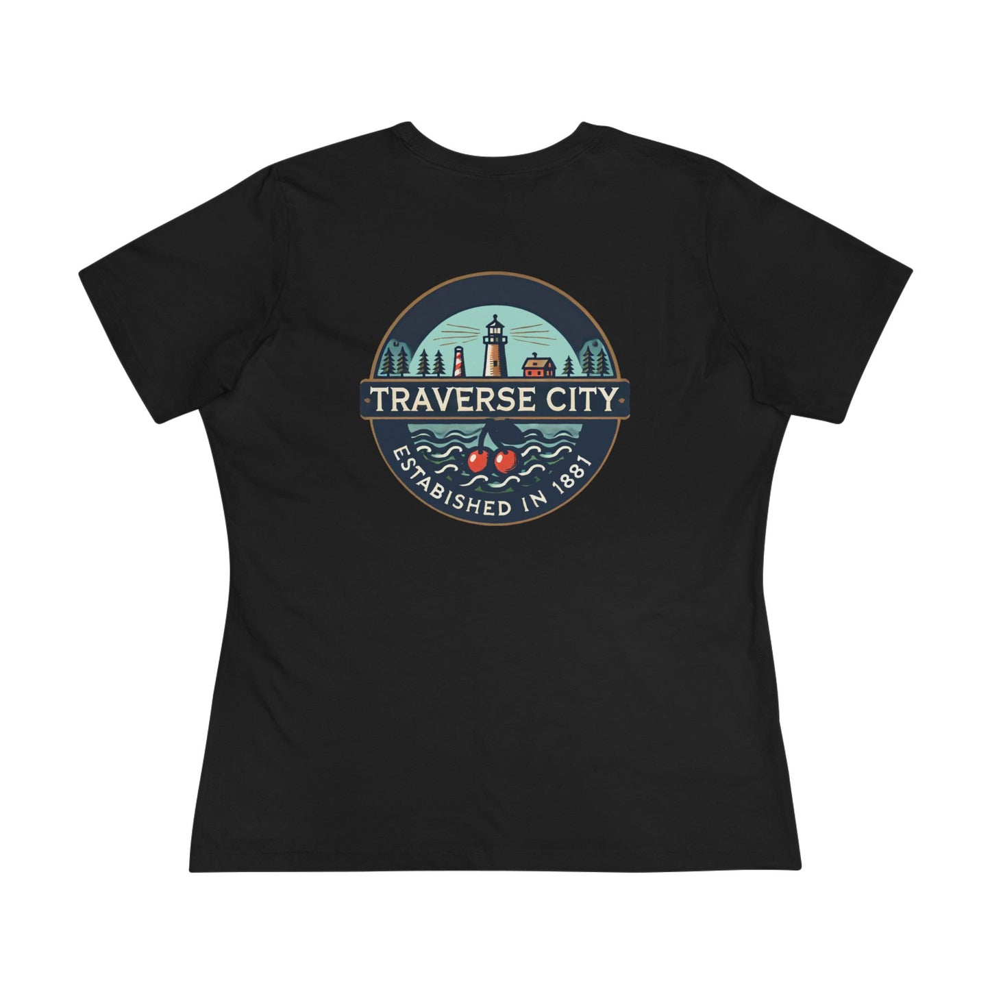 Vintage Traverse City Women's Cotton Tee