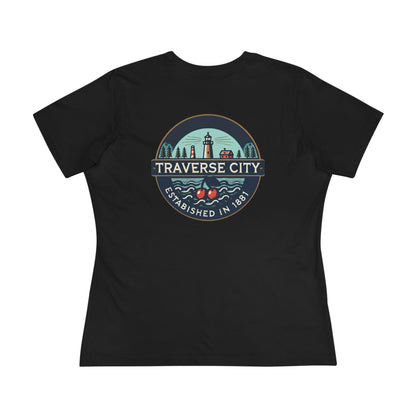 Vintage Traverse City Women's Cotton Tee