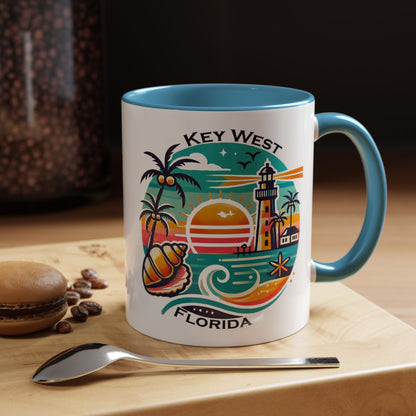 Vibrant Key West Accent Coffee Mug