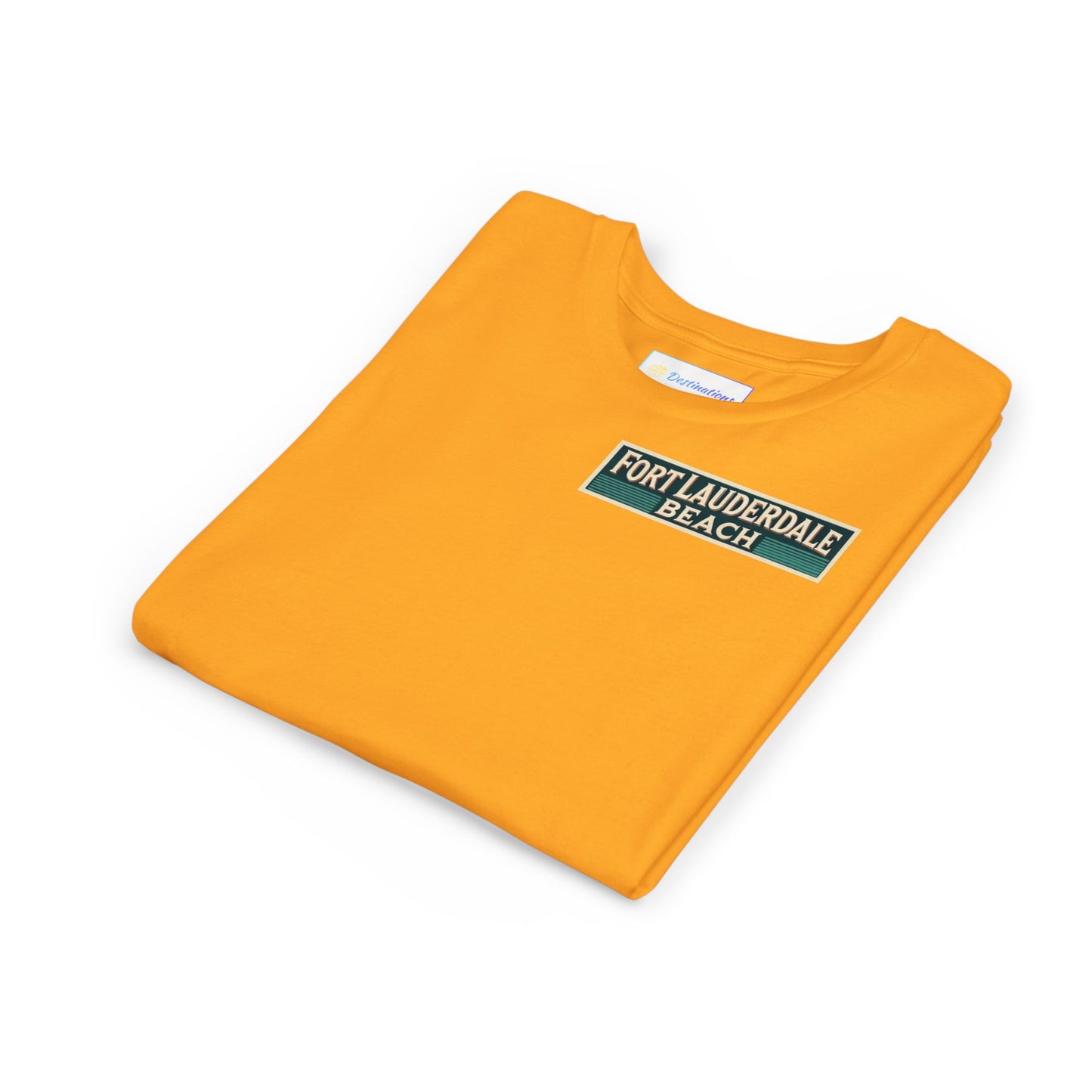 Vintage Fort Lauderdale Unisex Youth Short Sleeve Tee