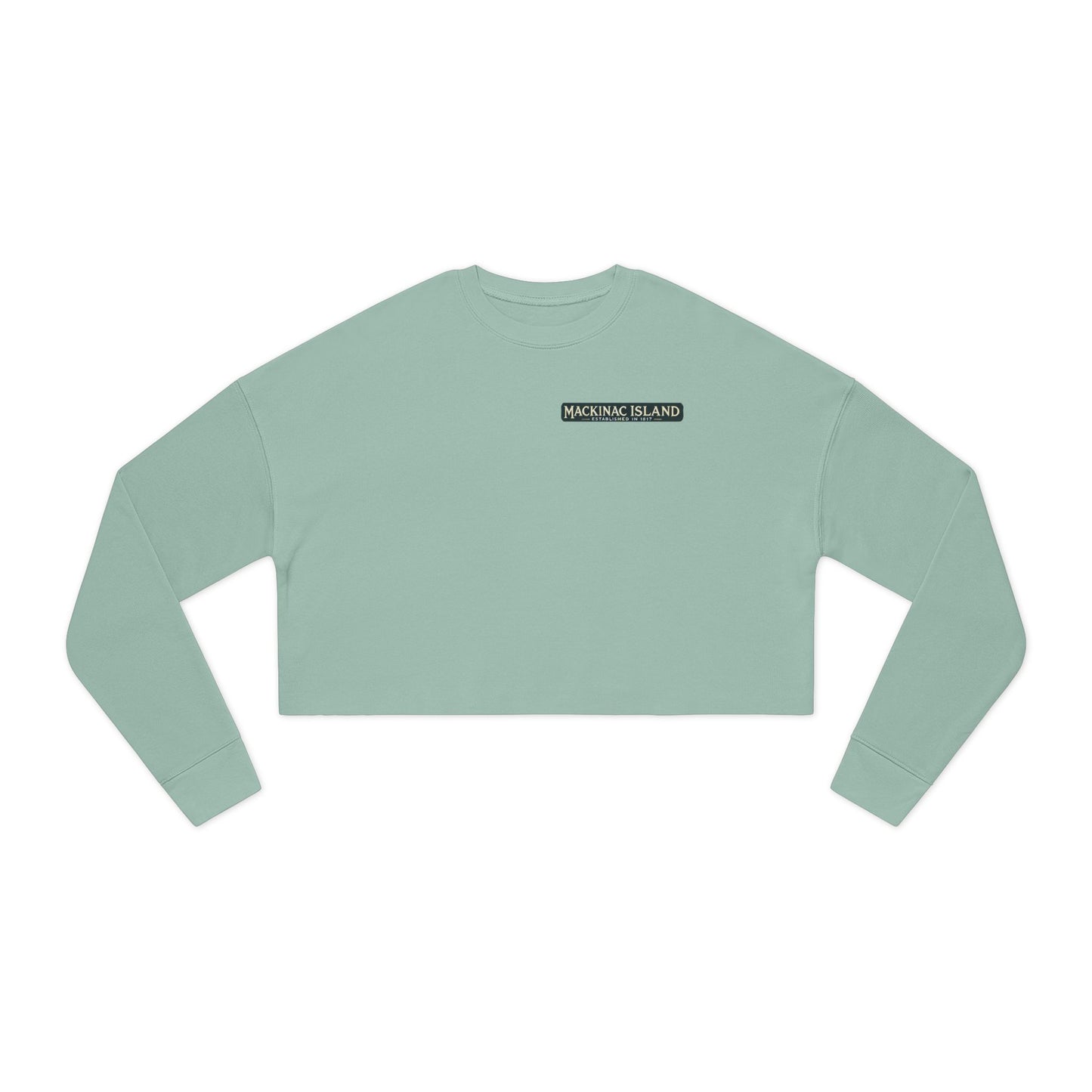 Vintage Mackinac Island Women's Cropped Sweatshirt
