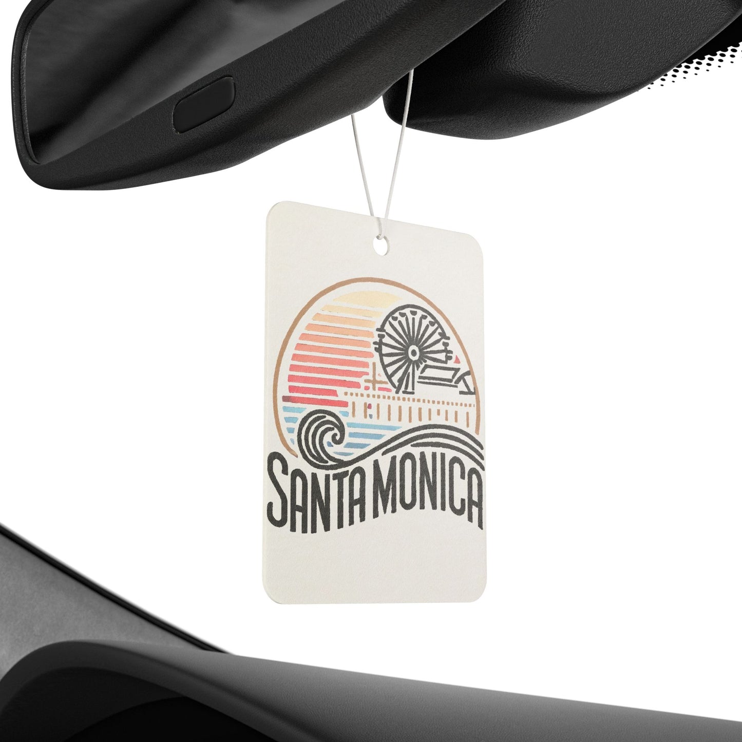 Vibrant Santa Monica Car Air Freshener